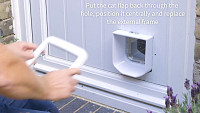 Installing the SureFlap Microchip Cat Flap in a door