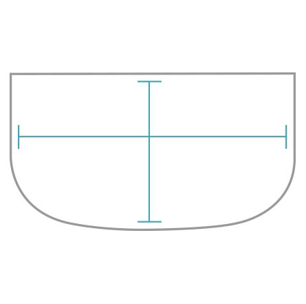 product dimension diagram