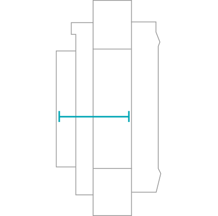 product dimension diagram