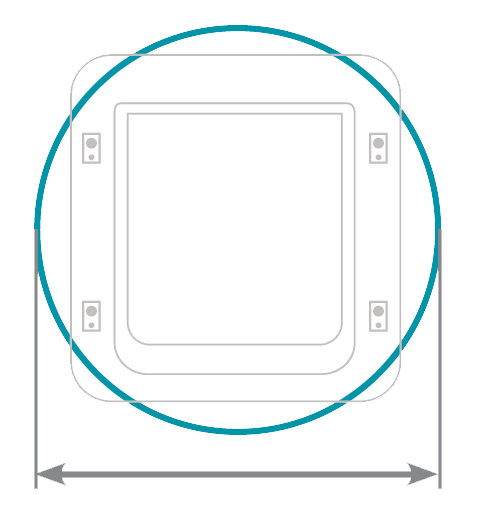 product dimension diagram